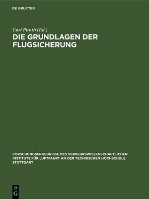 cover image of Die Grundlagen der Flugsicherung